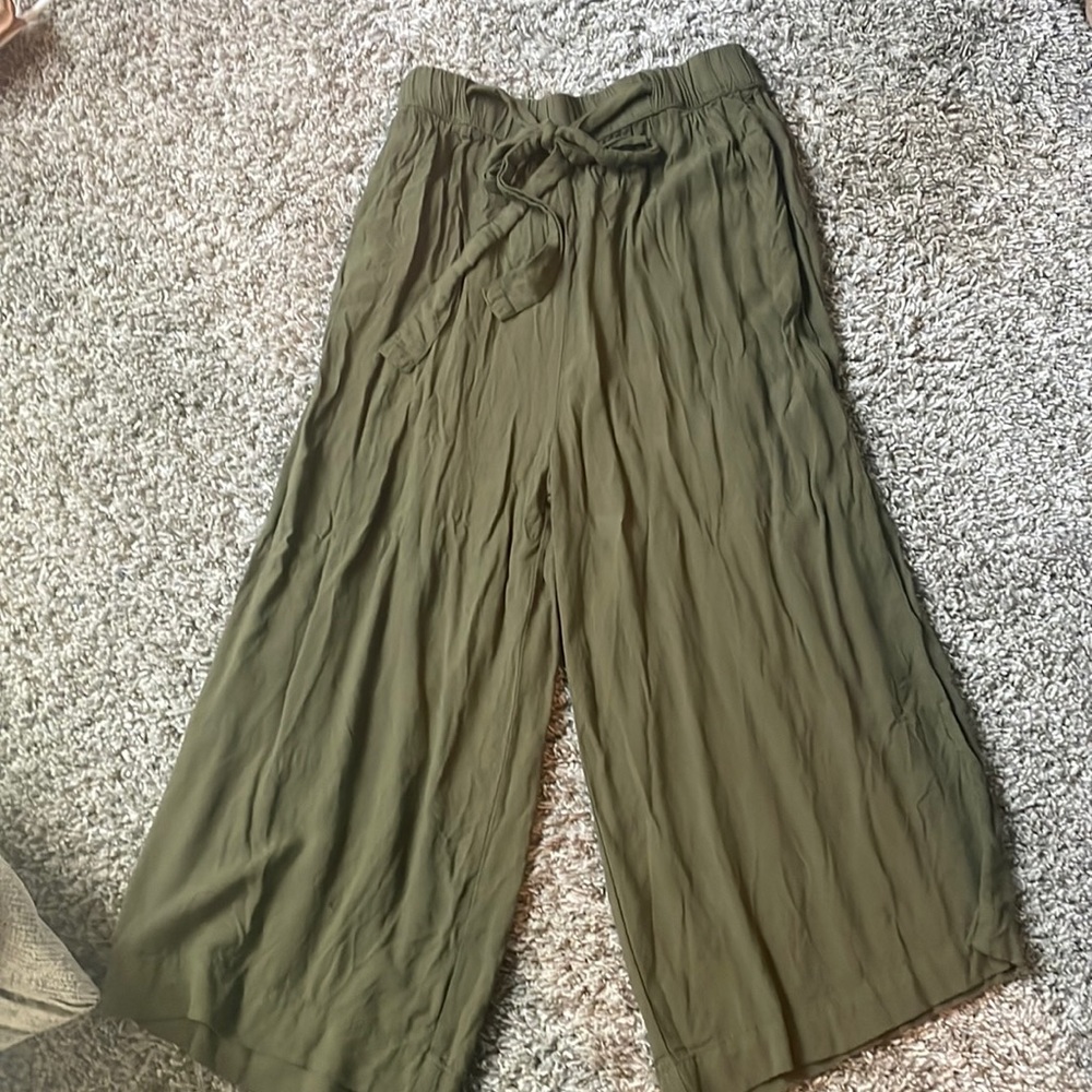 Garage Army Green flowy pants